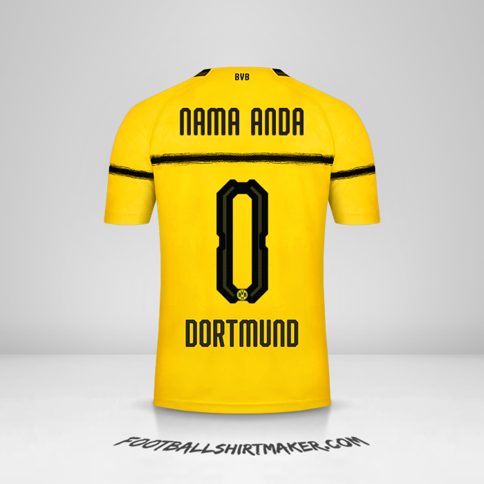 Jersey Borussia Dortmund 2018/19 Cup -  nama anda - 0