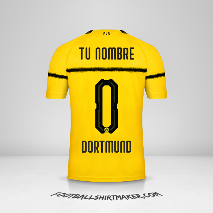 Camiseta Borussia Dortmund 2018/19 Cup -  tu nombre - 0