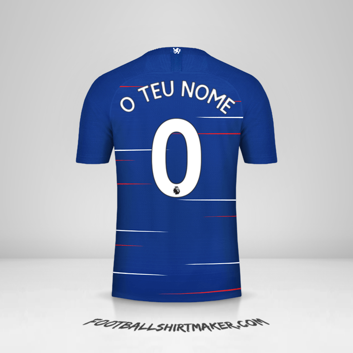 Camisola Chelsea 2018/19 -  o teu nome - 0