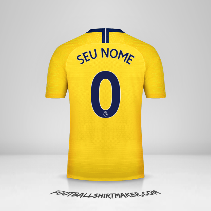 Camisa Chelsea 2018/19 II -  seu nome - 0