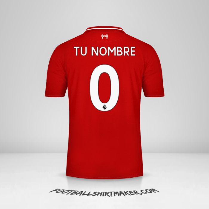 Jersey Liverpool FC 2018/19 -  tu nombre - 0