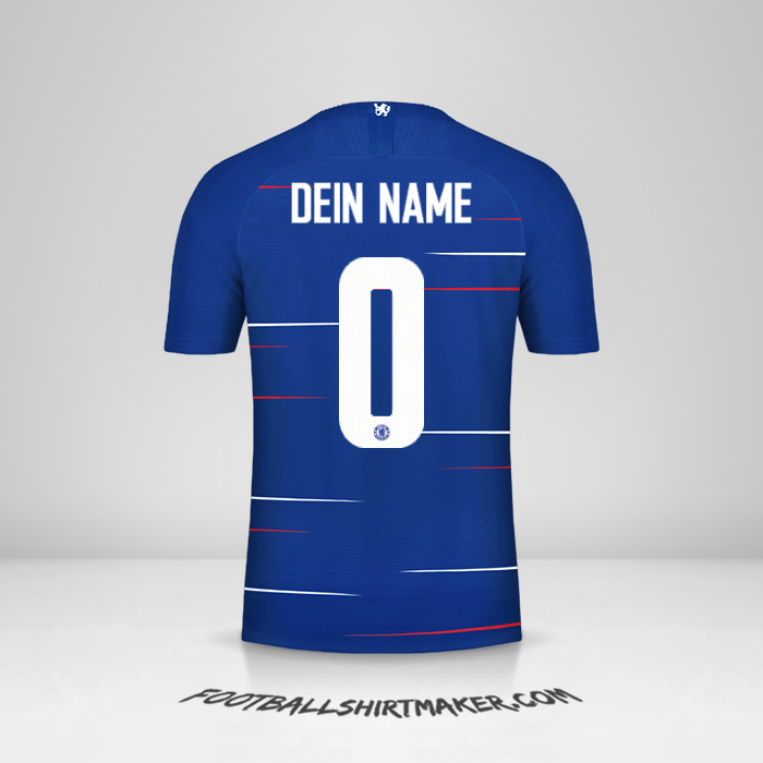 Trikot Chelsea 2018/19 Cup -  dein name - 0