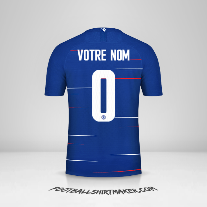 Maillot Chelsea 2018/19 Cup -  votre nom - 0