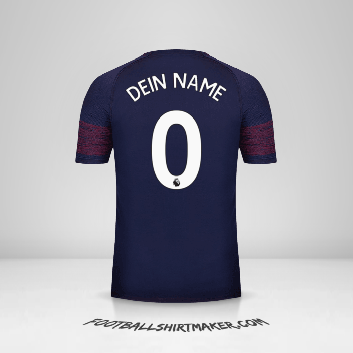 Trikot Arsenal 2018/19 II -  dein name - 0