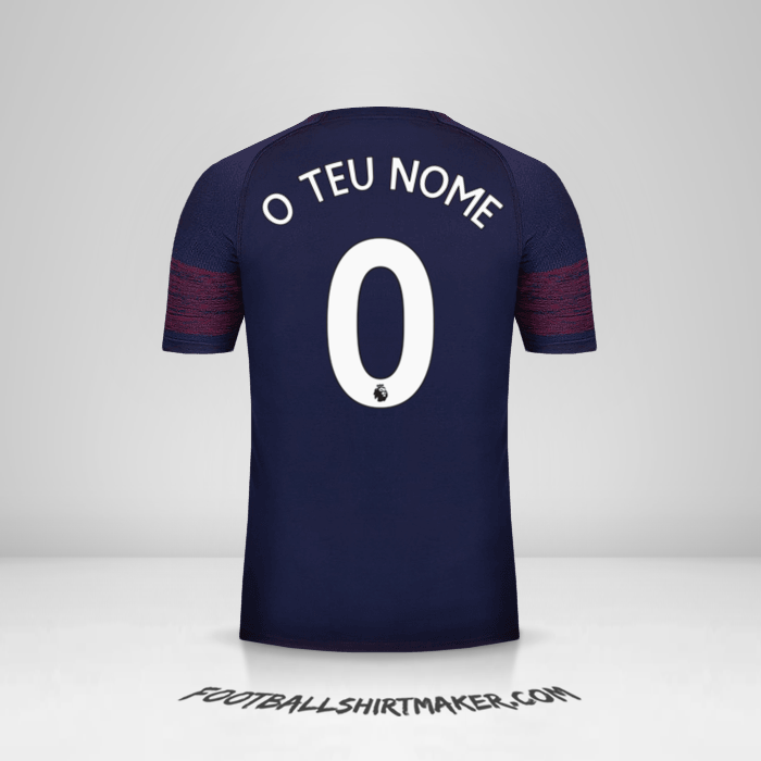 Camisola Arsenal 2018/19 II -  o teu nome - 0