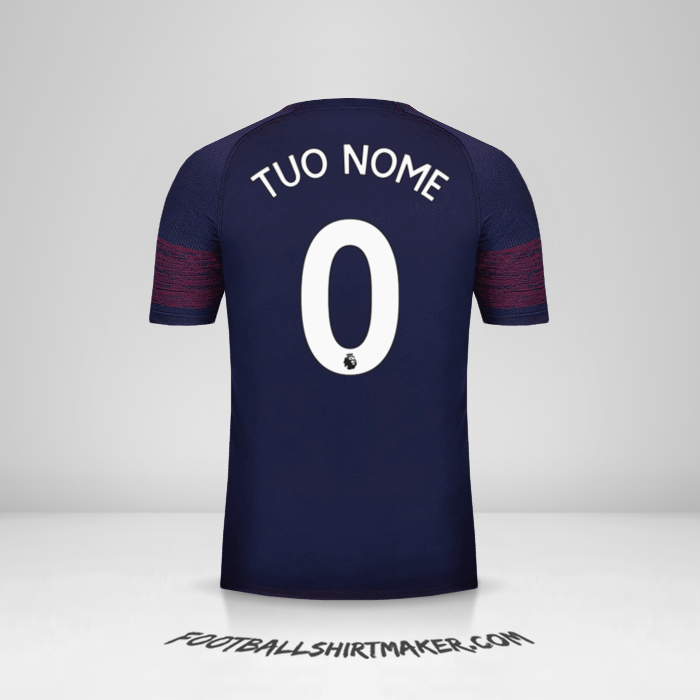 Maglia Arsenal 2018/19 II -  tuo nome - 0