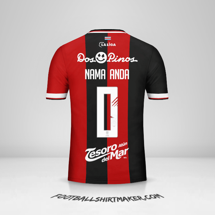 Jersey Liga Deportiva Alajuelense 2018 -  nama anda - 0