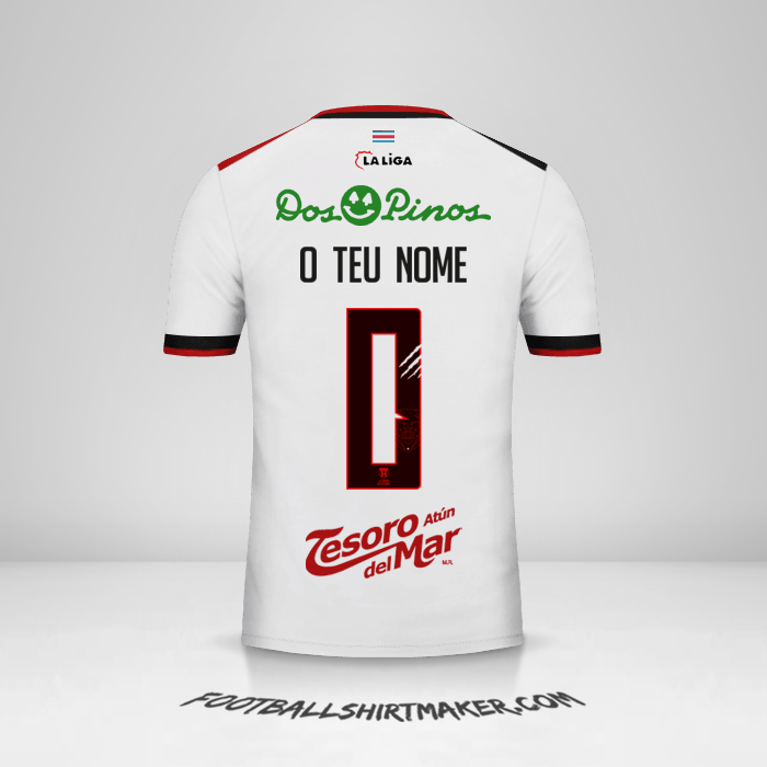 Camisola Liga Deportiva Alajuelense 2018 II -  o teu nome - 0