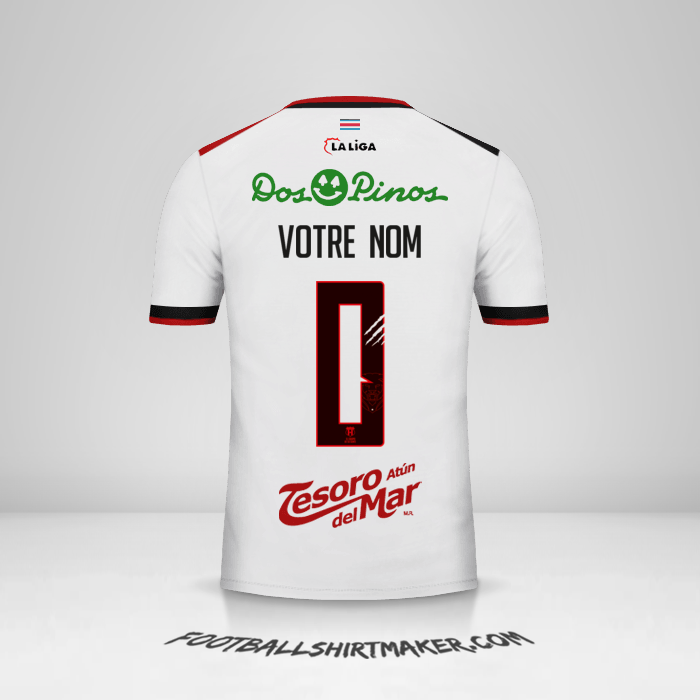 Maillot Liga Deportiva Alajuelense 2018 II -  votre nom - 0