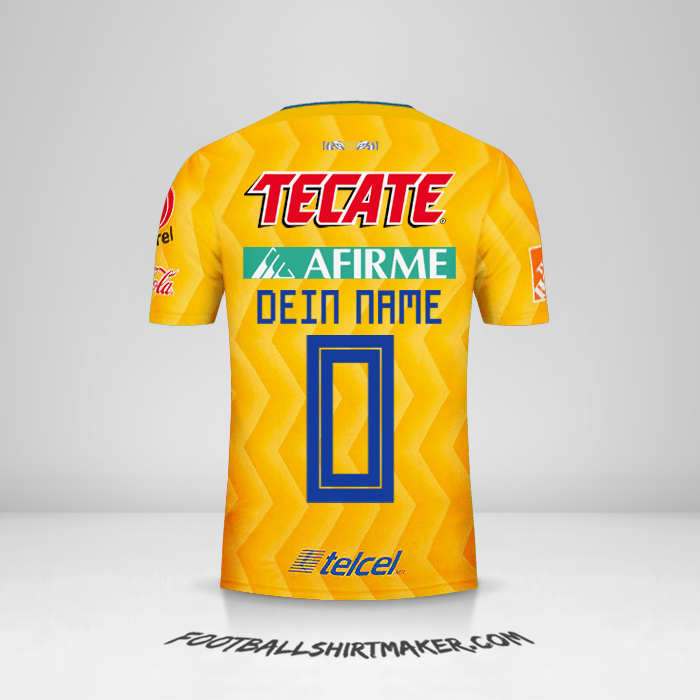 Trikot Tigres UANL 2018/19 -  dein name - 0