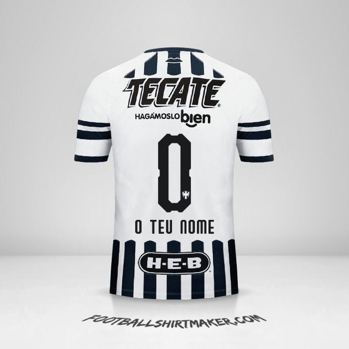 Camisola Monterrey 2018/19 -  o teu nome - 0