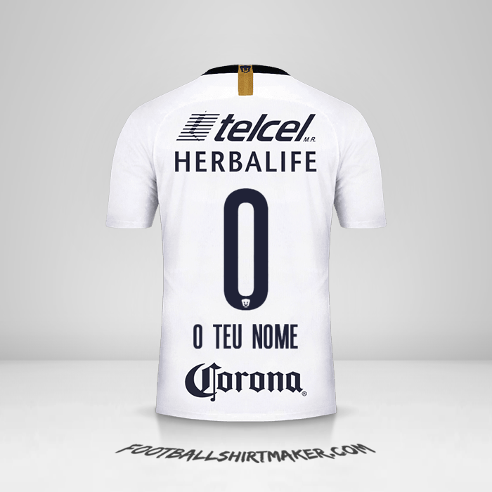 Camisola Pumas UNAM 2018/19 -  o teu nome - 0