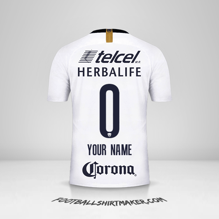 Jersey Pumas UNAM 2018/19 -  your name - 0