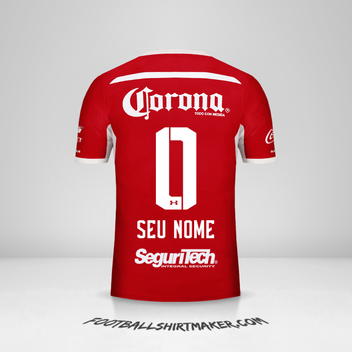 Camisa Toluca FC 2018/19 -  seu nome - 0