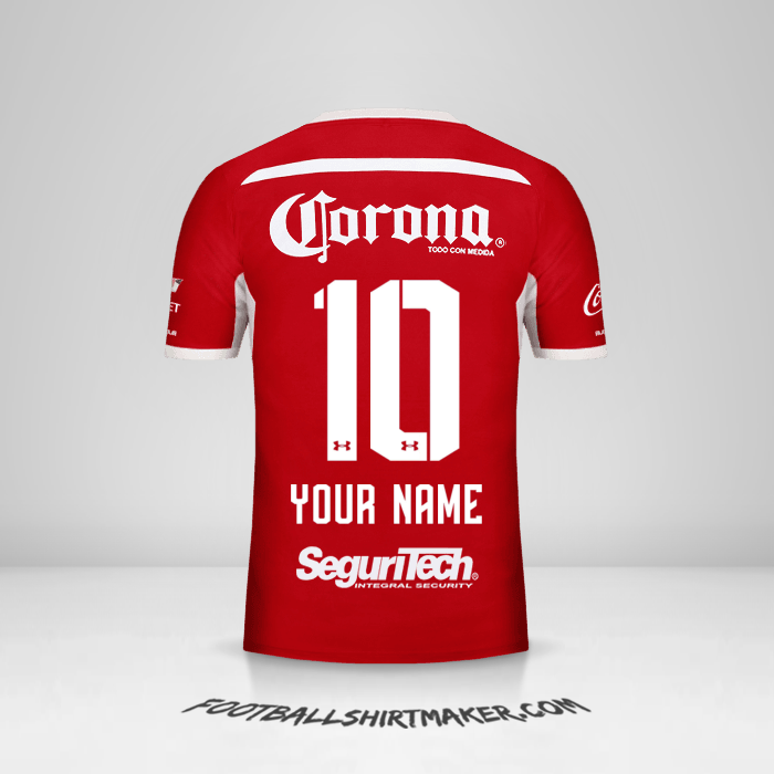 Toluca FC 2018/19 shirt number 10 your name