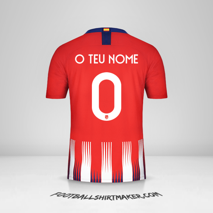 Camisola Atletico Madrid 2018/19 Cup -  o teu nome - 0