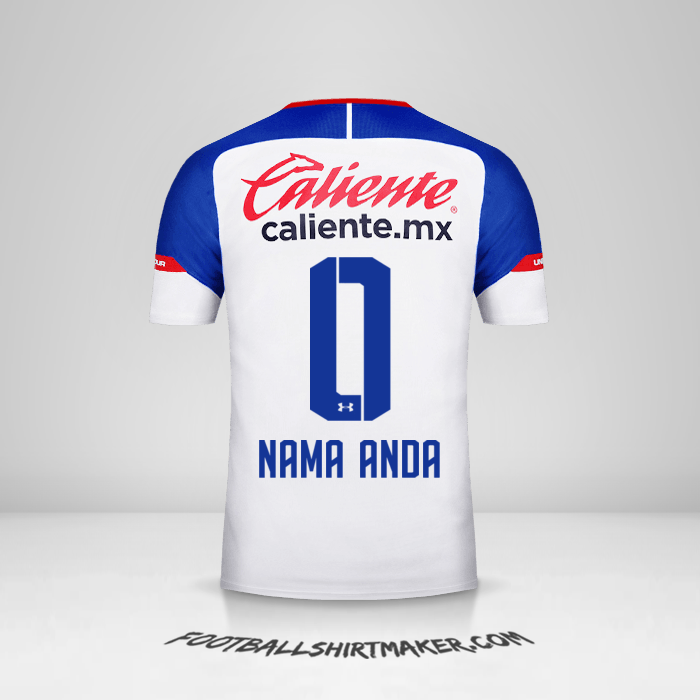 Jersey Cruz Azul 2018/19 II -  nama anda - 0