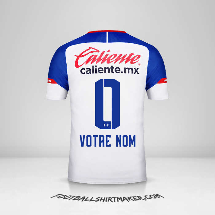 Maillot Cruz Azul 2018/19 II -  votre nom - 0