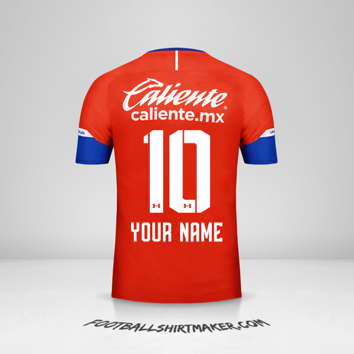 Cruz Azul 2018/19 III jersey number 10 your name