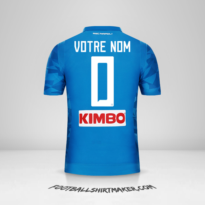 Maillot SSC Napoli 2018/19 -  votre nom - 0