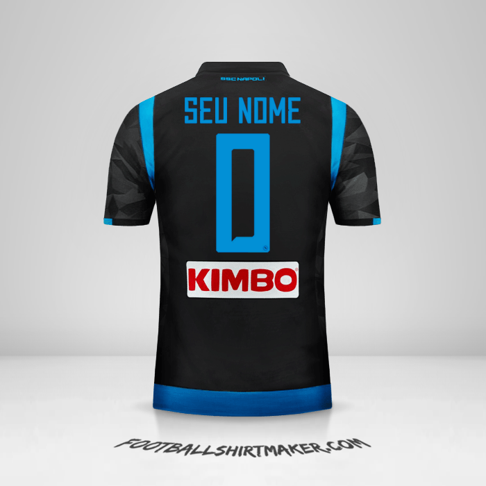 Camisa SSC Napoli 2018/19 II -  seu nome - 0