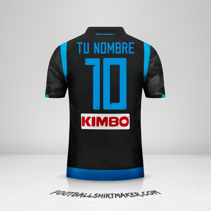 Jersey SSC Napoli 2018/19 II número 10 tu nombre