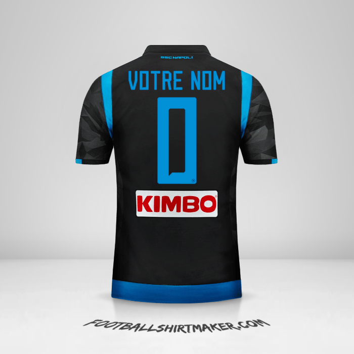 Maillot SSC Napoli 2018/19 II -  votre nom - 0