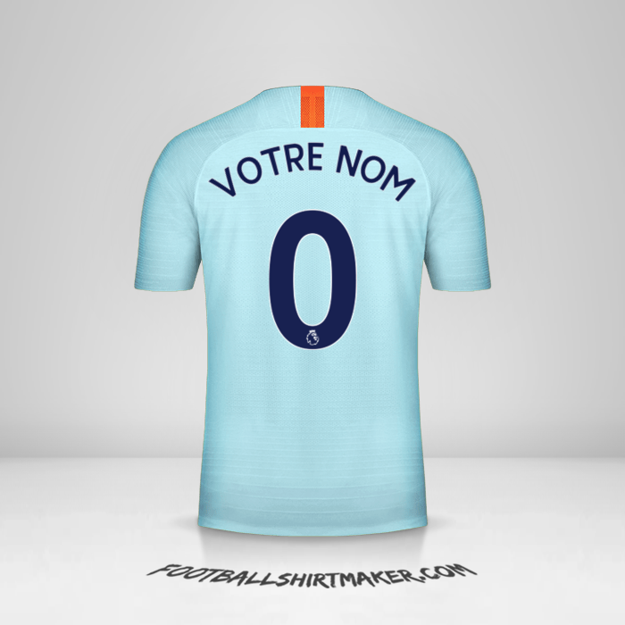 Maillot Chelsea 2018/19 III -  votre nom - 0