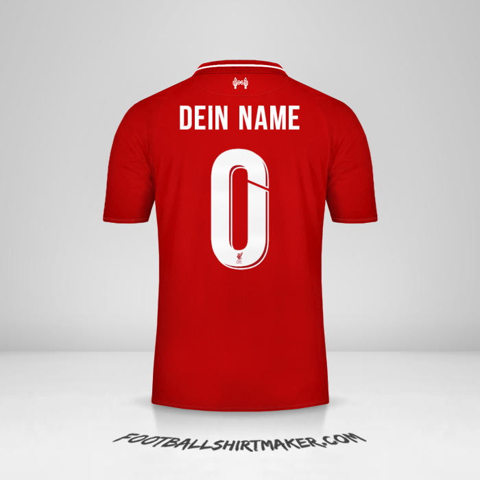 Trikot Liverpool FC 2018/19 Cup -  dein name - 0