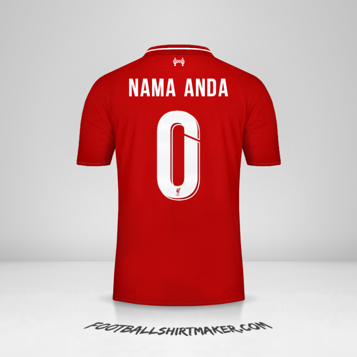 Jersey Liverpool FC 2018/19 Cup -  nama anda - 0