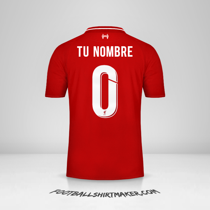 Jersey Liverpool FC 2018/19 Cup -  tu nombre - 0