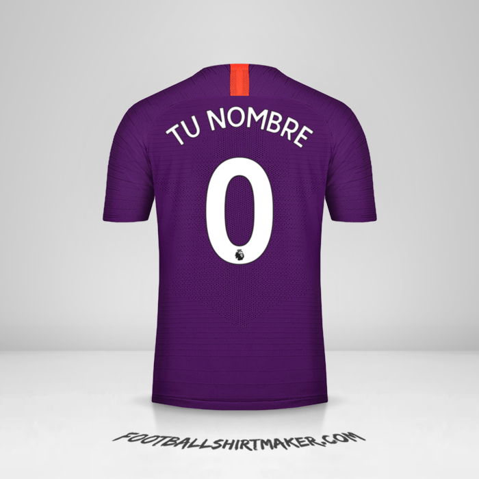 Jersey Manchester City 2018/19 III número 0 tu nombre