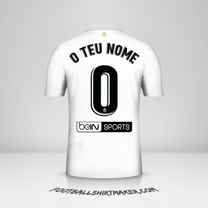 Camisola Valencia CF 2018/19 -  o teu nome - 0