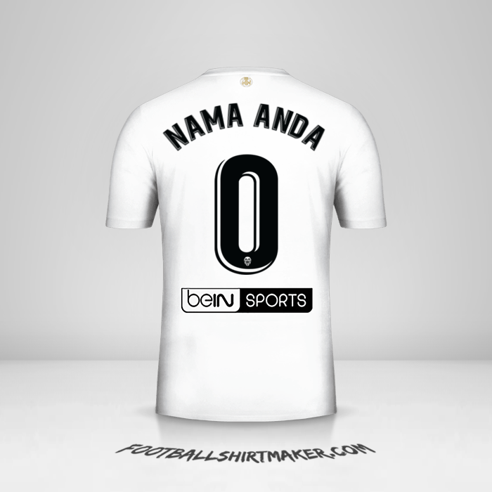 Jersey Valencia CF 2018/19 -  nama anda - 0