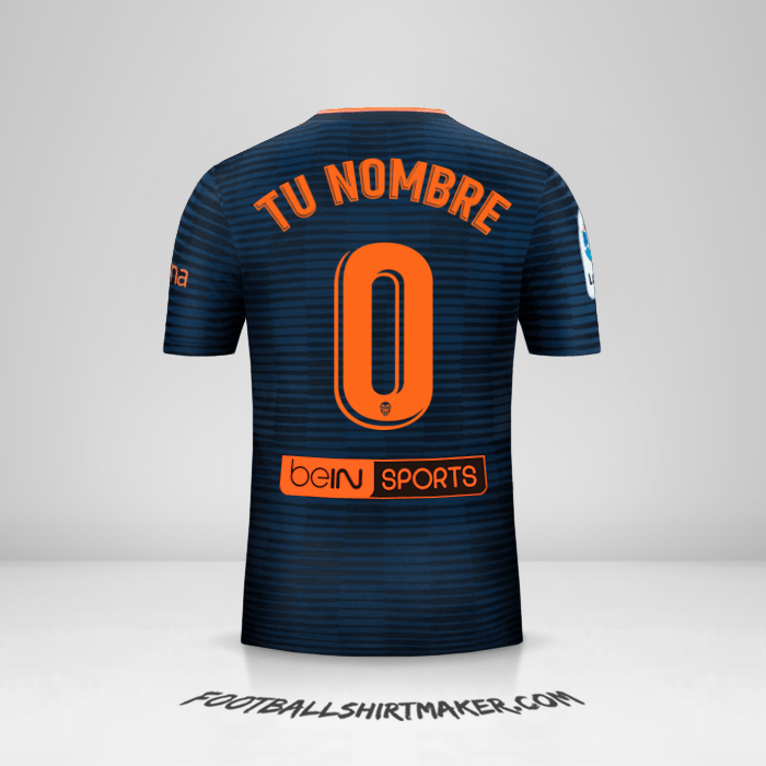 Jersey Valencia CF 2018/19 II -  tu nombre - 0