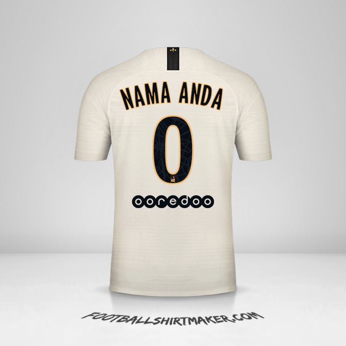 Jersey Paris Saint Germain 2018/19 II -  nama anda - 0