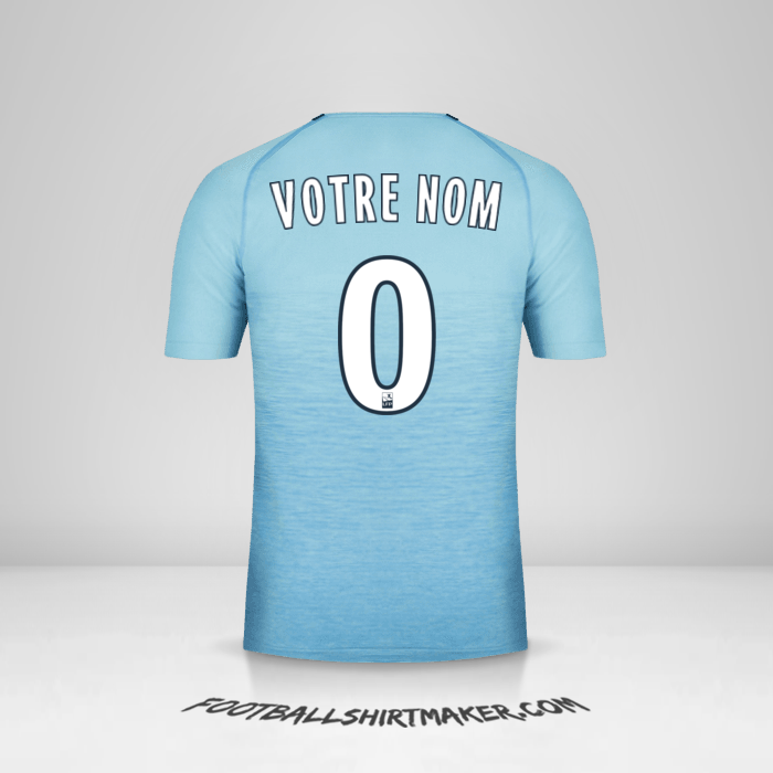 Maillot Olympique de Marseille 2018/19 III -  votre nom - 0