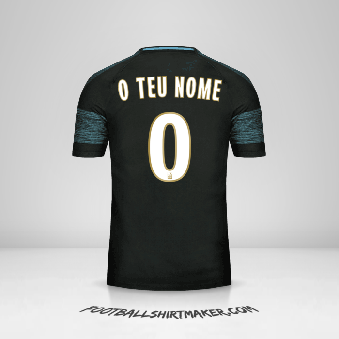 Camisola Olympique de Marseille 2018/19 II -  o teu nome - 0