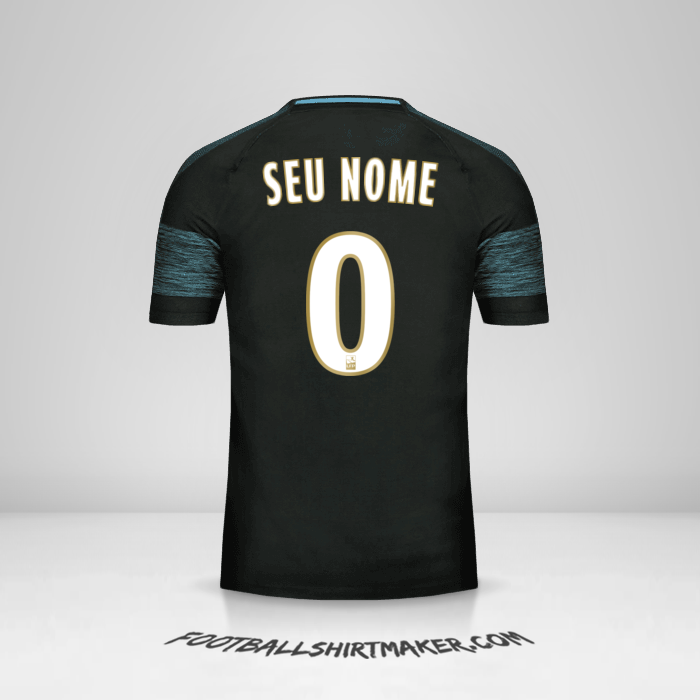 Camisa Olympique de Marseille 2018/19 II -  seu nome - 0