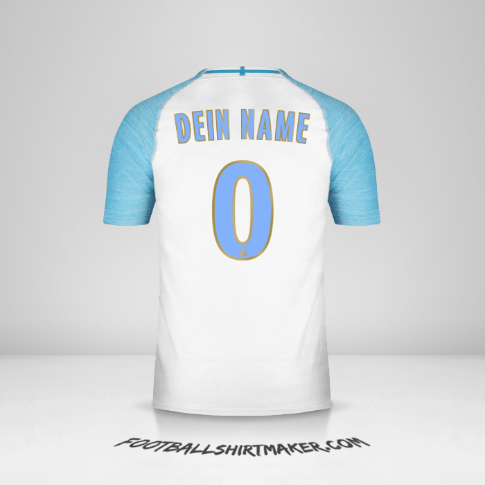 Trikot Olympique de Marseille 2018/19 -  dein name - 0