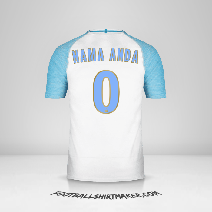 Jersey Olympique de Marseille 2018/19 -  nama anda - 0