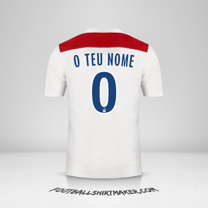 Camisola Olympique Lyon 2018/19 -  o teu nome - 0