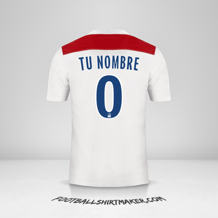 Camiseta Olympique Lyon 2018/19 -  tu nombre - 0