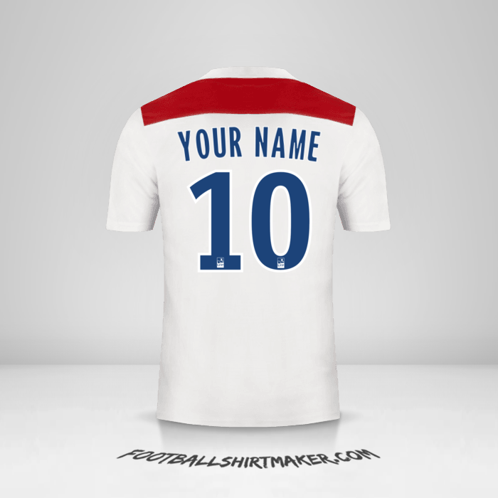 Olympique Lyon 2018/19 jersey number 10 your name