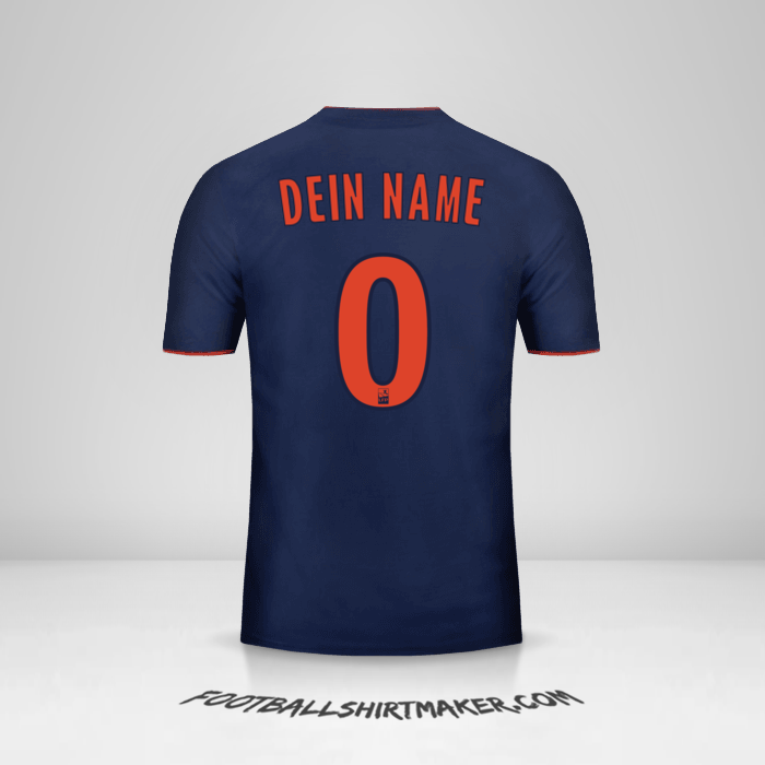 Trikot Olympique Lyon 2018/19 II -  dein name - 0