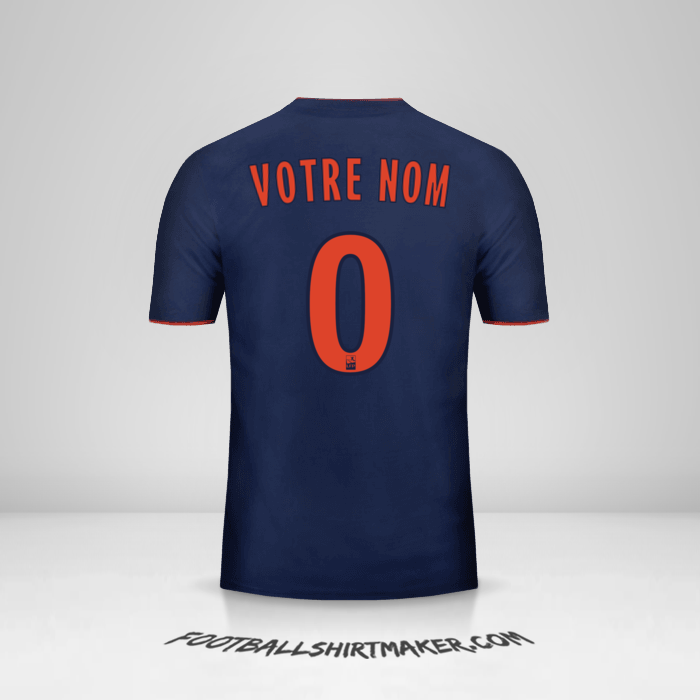 Maillot Olympique Lyon 2018/19 II -  votre nom - 0