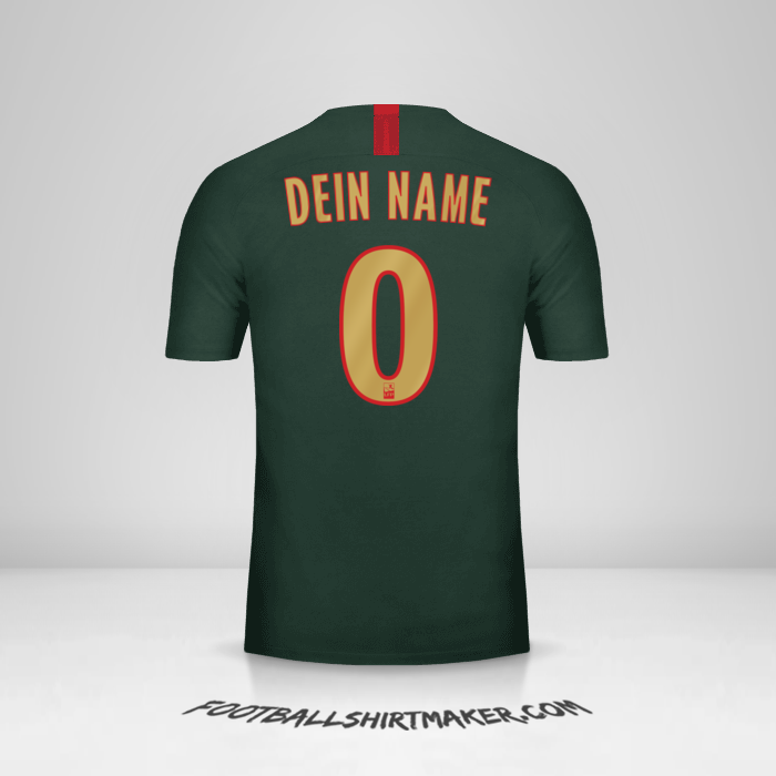 Trikot As Monaco 2018/19 II -  dein name - 0