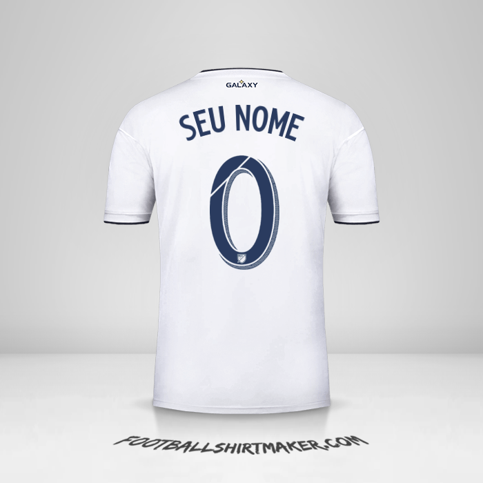 Camisa LA Galaxy 2018/2019 -  seu nome - 0