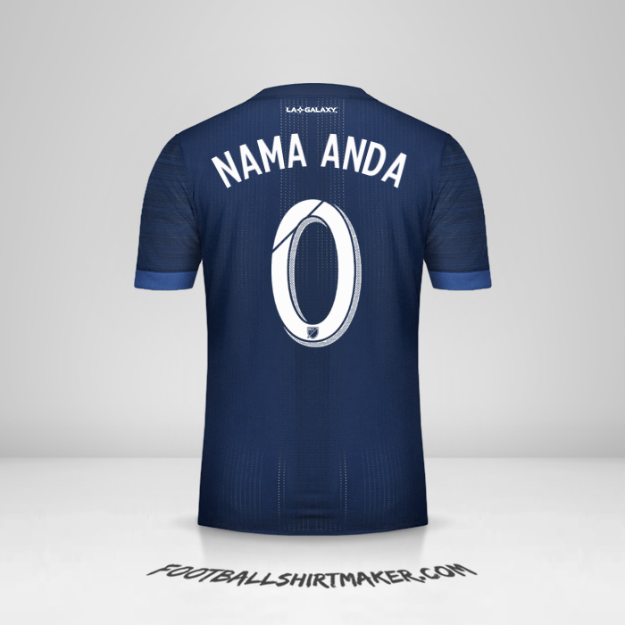 Jersey LA Galaxy 2017/2018 II -  nama anda - 0