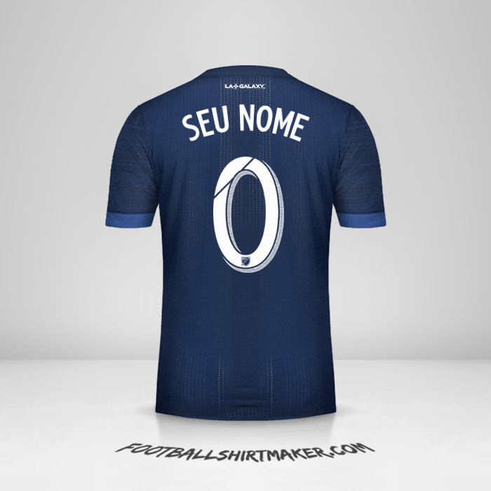 Camisa LA Galaxy 2017/2018 II -  seu nome - 0